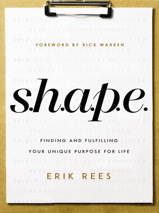 Title details for S.H.A.P.E. by Erik Rees - Available